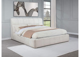 315917CRMKE Nollet 48-inch Upholstered Eastern King Platform Bed Cream