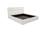 315917CRMKE Nollet 48-inch Upholstered Eastern King Platform Bed Cream