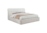 315917CRMKE Nollet 48-inch Upholstered Eastern King Platform Bed Cream