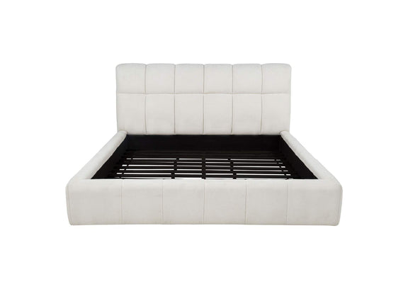 315917CRMKE Nollet 48-inch Upholstered Eastern King Platform Bed Cream