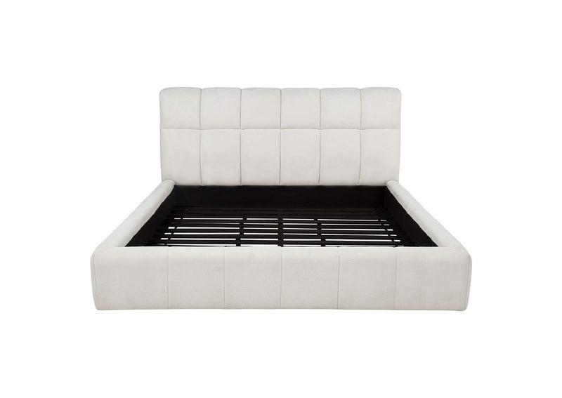 315917CRMKE Nollet 48-inch Upholstered Eastern King Platform Bed Cream