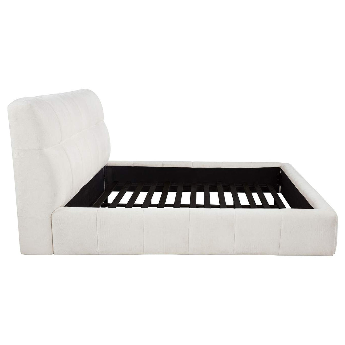 315917CRMKE Nollet 48-inch Upholstered Eastern King Platform Bed Cream