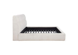 315917CRMKW Nollet 48-inch Upholstered California King Platform Bed Cream