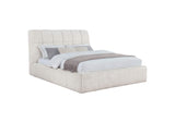 315917CRMQ Nollet 48-inch Upholstered Queen Panel Platform Bed Cream