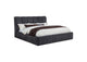 315917GRYKE Nollet 48-inch Upholstered Eastern King Platform Bed Grey