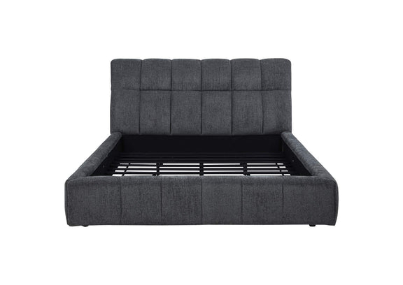315917GRYKE Nollet 48-inch Upholstered Eastern King Platform Bed Grey