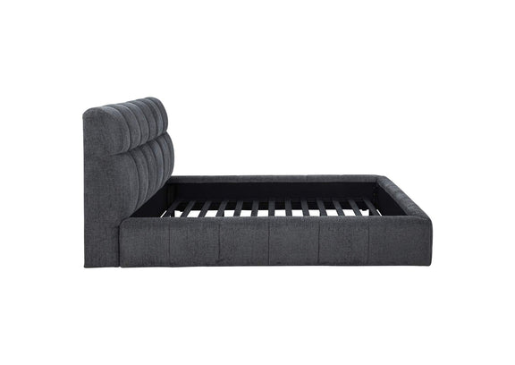 315917GRYKE Nollet 48-inch Upholstered Eastern King Platform Bed Grey