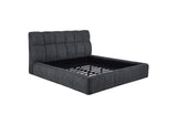 315917GRYKW Nollet 48-inch Upholstered California King Platform Bed Grey