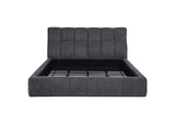 315917GRYKW Nollet 48-inch Upholstered California King Platform Bed Grey