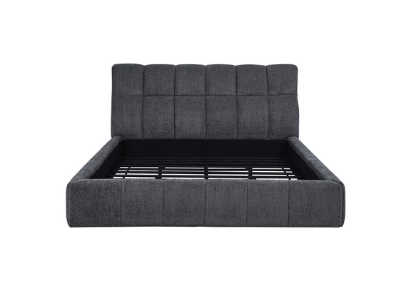 315917GRYKW Nollet 48-inch Upholstered California King Platform Bed Grey