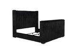 315945KW Centergrove Upholstered California King Wingback TV Bed Black