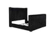 315945KW Centergrove Upholstered California King Wingback TV Bed Black