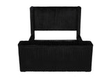 315945KW Centergrove Upholstered California King Wingback TV Bed Black