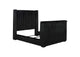 315945Q Centergrove Upholstered Queen Wingback TV Bed Black