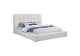 315948CRMKE Dreux Upholstered Eastern King Panel Platform Bed Cream