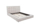 315948CRMQ Dreux Upholstered Queen Panel Platform Bed Cream