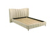 315956Q Evelyn Upholstered Queen Panel Platform Bed Ivory
