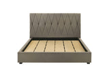 315975KE Delsea Upholstered Eastern King Platform Bed Light Brown