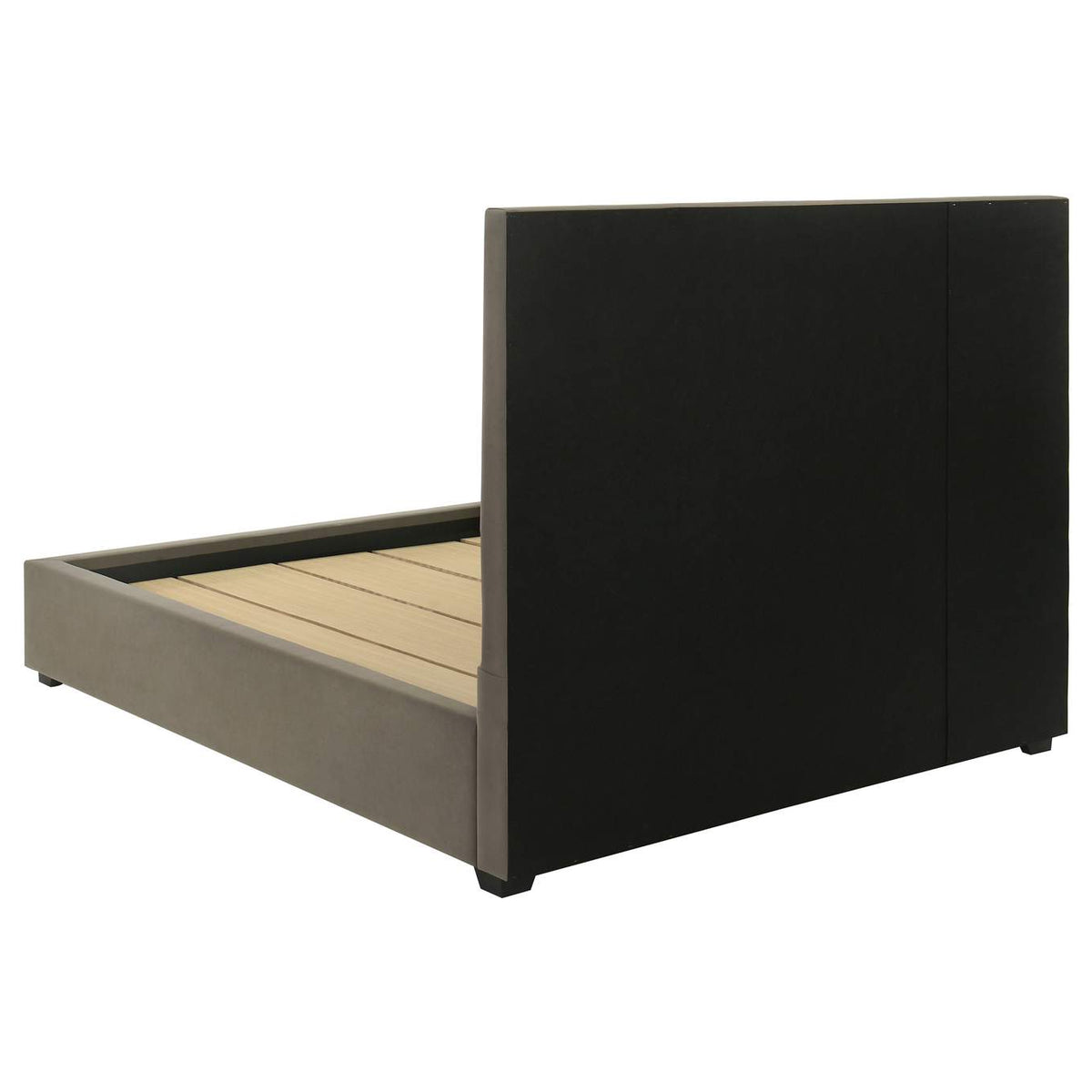 315975KE Delsea Upholstered Eastern King Platform Bed Light Brown