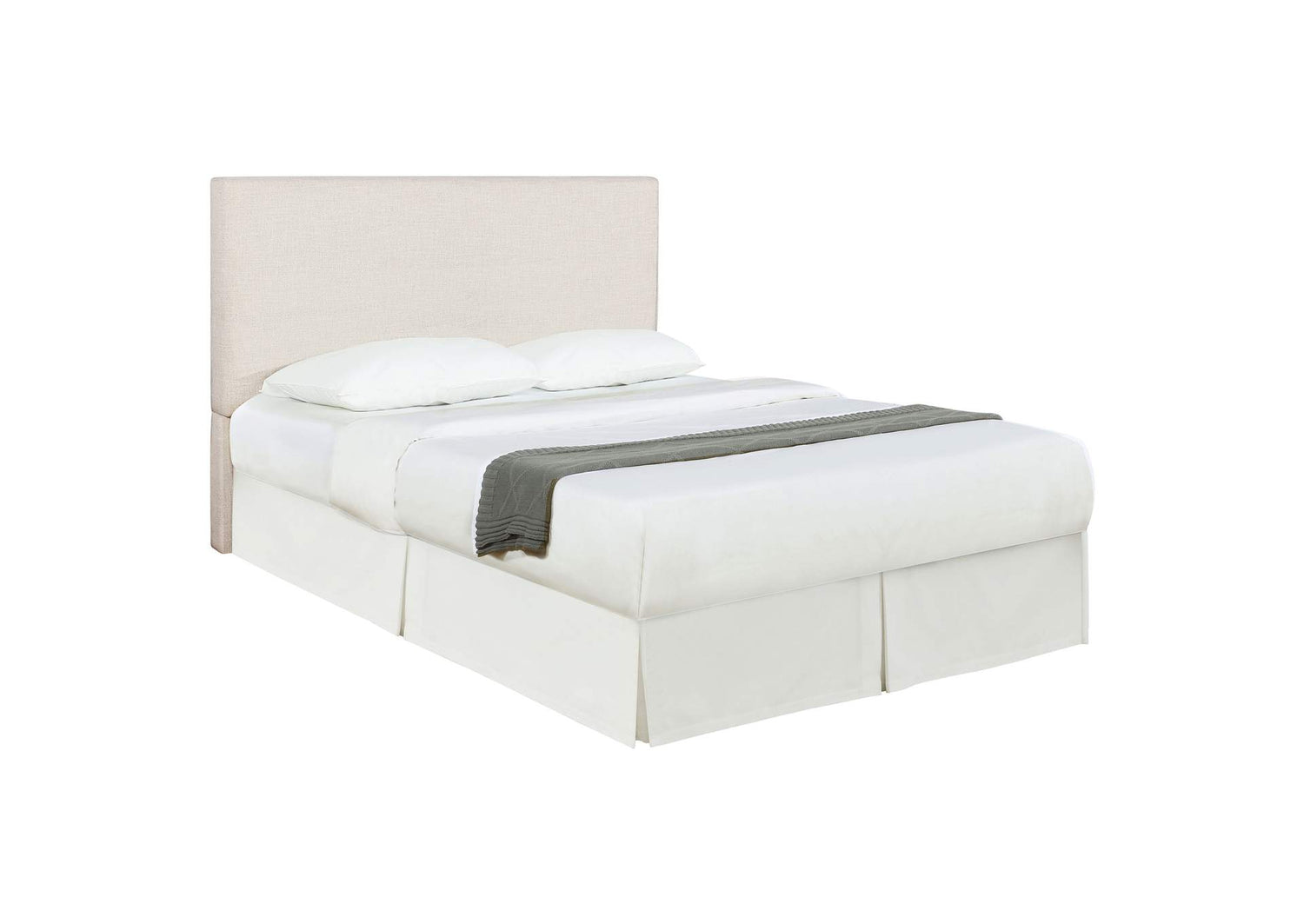 Pirro Upholstered King Panel Headboard Sand