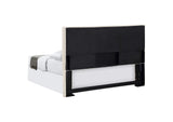 315980QF Pirro Upholstered Queen or Full Panel Headboard Sand