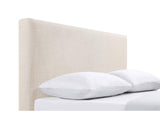 315980QF Pirro Upholstered Queen or Full Panel Headboard Sand
