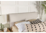 315985K Izzy Upholstered King Panel Headboard Sand