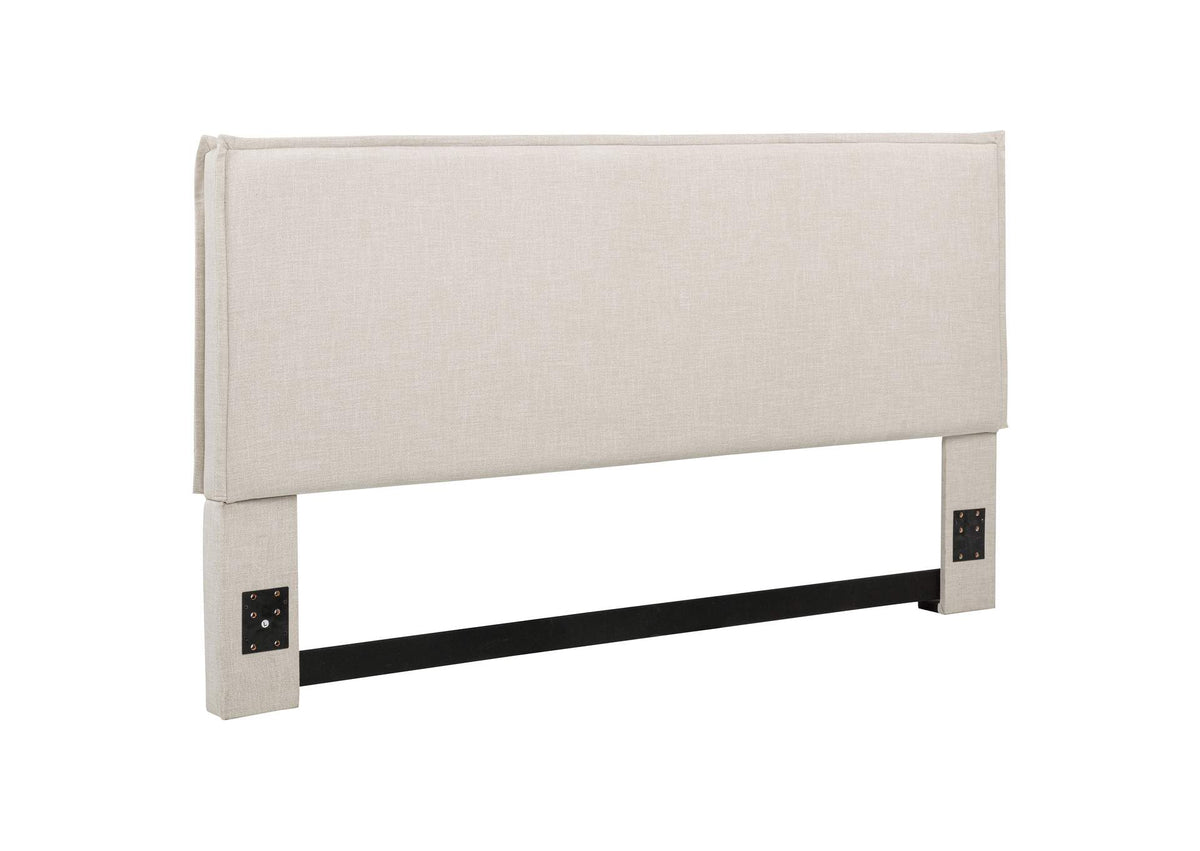 Izzy Upholstered King Panel Headboard Sand