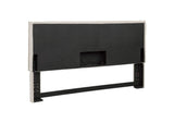 315985K Izzy Upholstered King Panel Headboard Sand