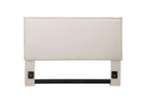 315985QF Izzy Upholstered Queen or Full Panel Headboard Sand