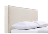 315985QF Izzy Upholstered Queen or Full Panel Headboard Sand