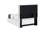 315985T Izzy Upholstered Twin Panel Headboard Sand