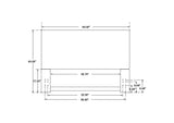 315993QF Kosmo Upholstered Queen or Full Panel Headboard Sand