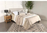 315993QF Kosmo Upholstered Queen or Full Panel Headboard Sand