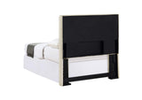 315993T Kosmo Upholstered Twin Panel Headboard Sand
