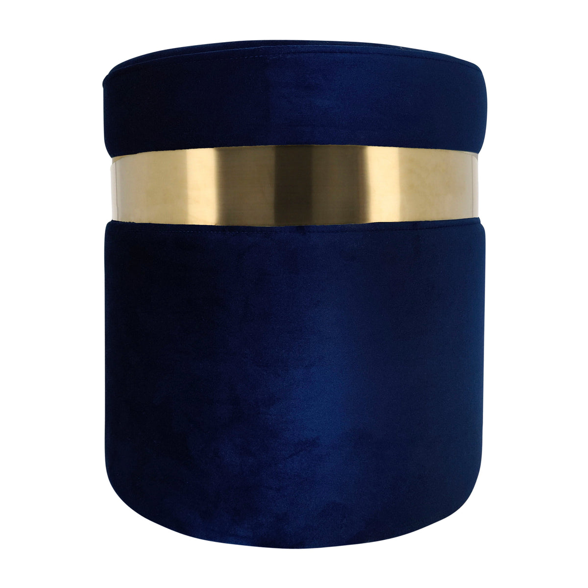 Belighted Ottoman 16" - Navy