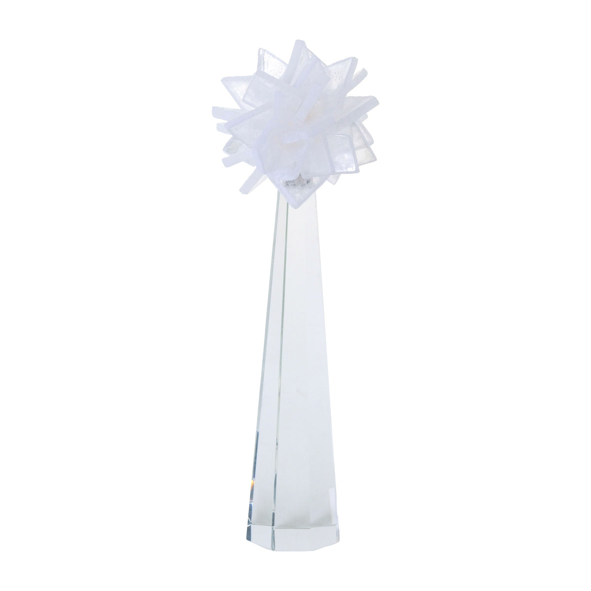 13" Clara Small Crystal Statuary - Clear / Frost