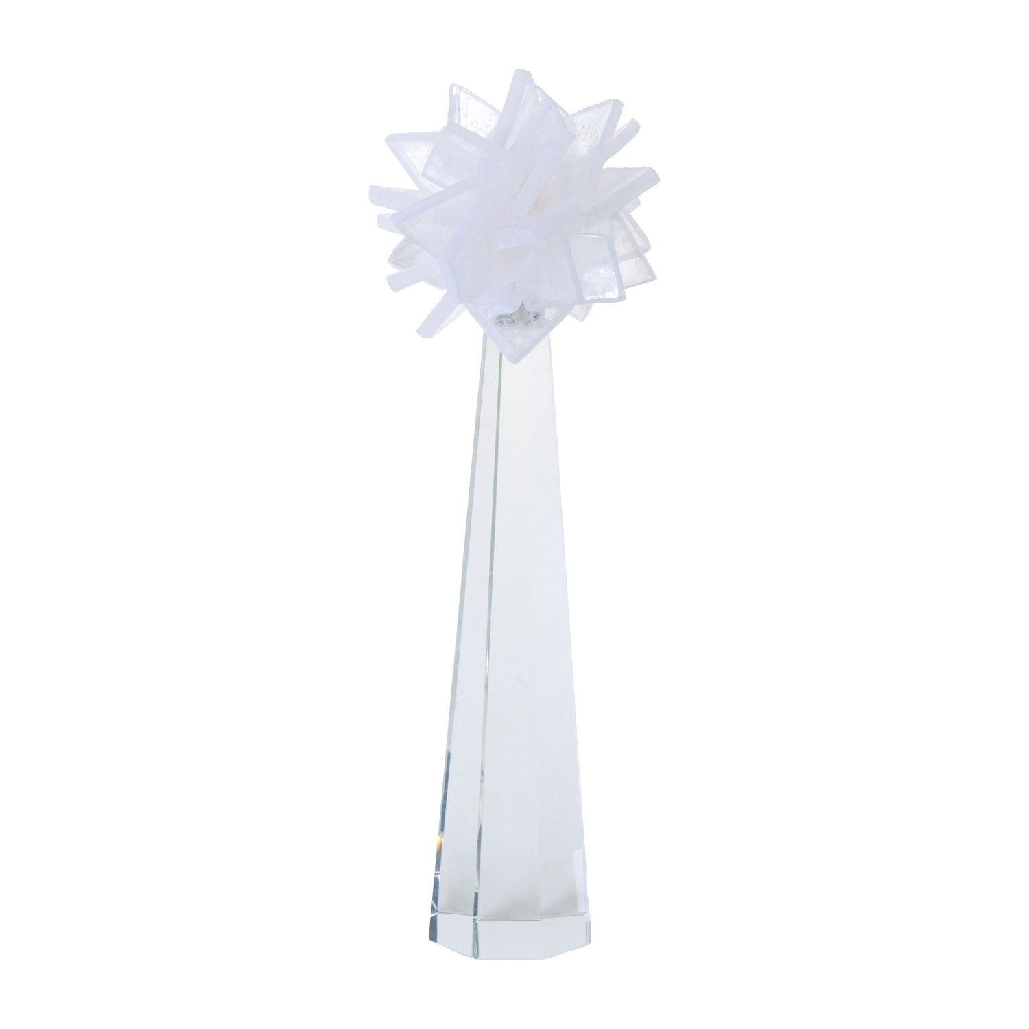 13" Clara Small Crystal Statuary - Clear / Frost