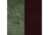 3315 Edie Round Marble Top Plant Stand Merlot