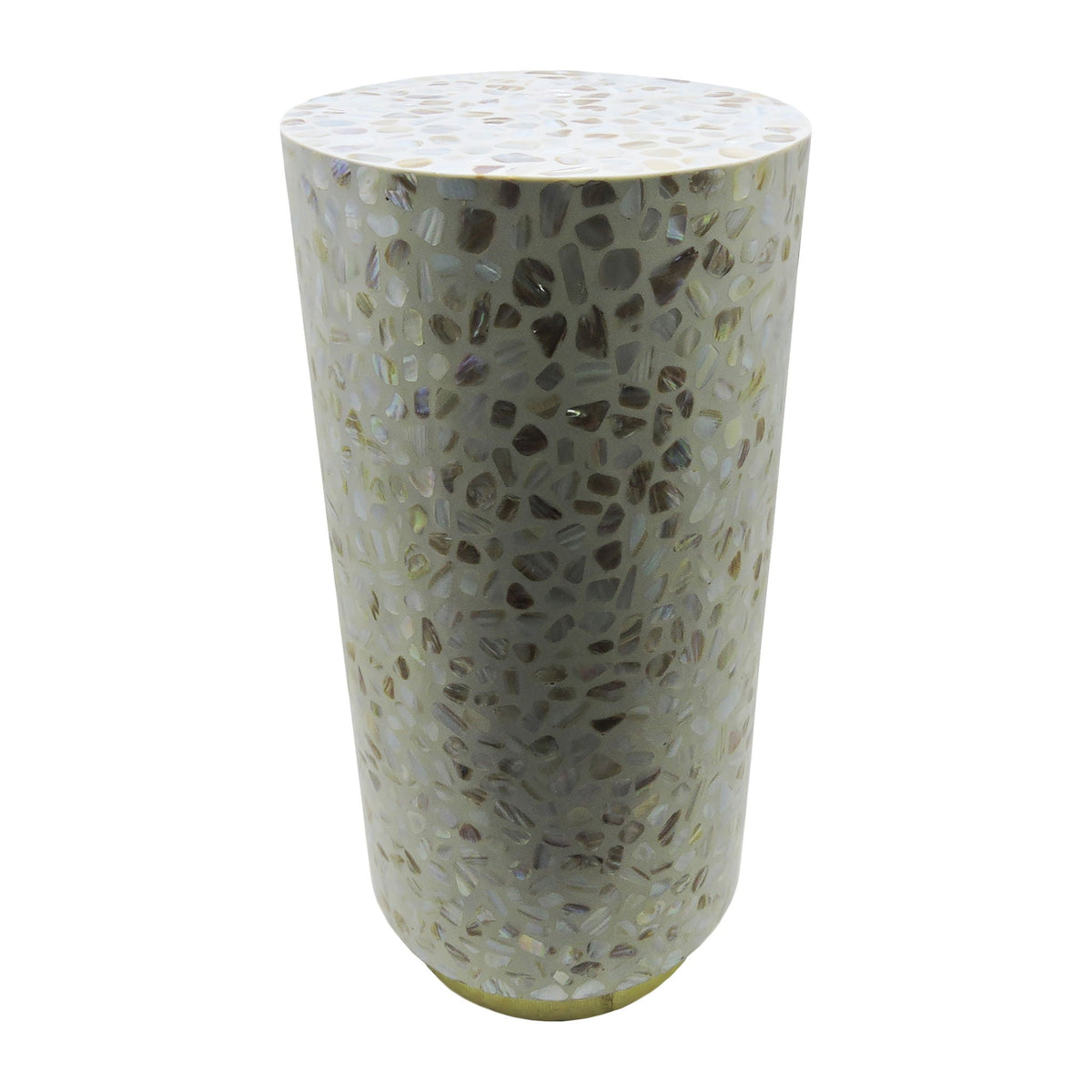 Allerd Mother & Pearl Cocktail Table - White