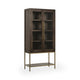 Freemont - Solid Wood Tall Cabinet - Kona Brown