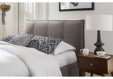 3ZH3D448 Adona Upholstered Footboard Storage Bed In Dolphin Linen