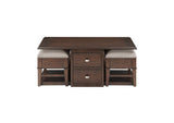 3500-30 Claremore Cocktail Table with two Ottomans