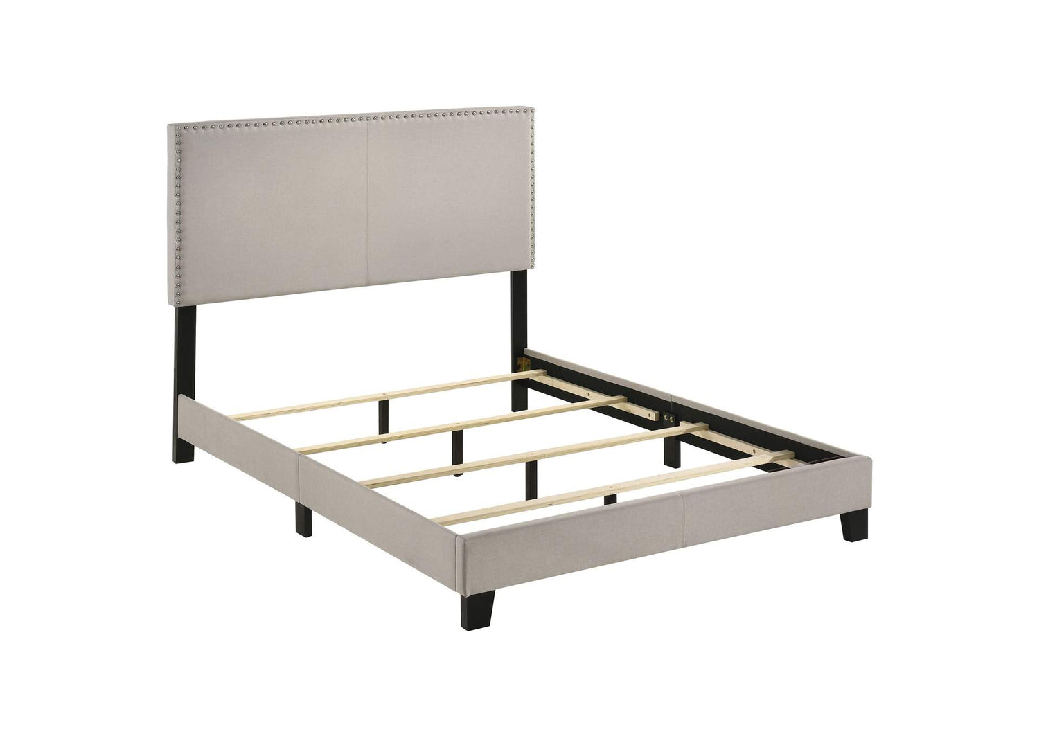 Boyd Upholstered Full Panel Bed Ivory