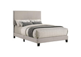 350051F Boyd Upholstered Full Panel Bed Ivory