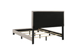 350051F Boyd Upholstered Full Panel Bed Ivory