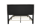 350051KE Boyd Upholstered Eastern King Panel Bed Ivory
