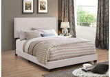 350051KW Boyd Upholstered California King Panel Bed Ivory