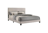 350051KW Boyd Upholstered California King Panel Bed Ivory