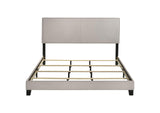 350051KW Boyd Upholstered California King Panel Bed Ivory